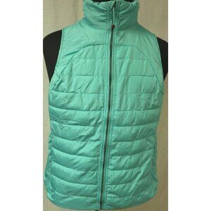 Tangerine Womens Large Mint Green Lightweight Full Zip Puffer Quilted Vest